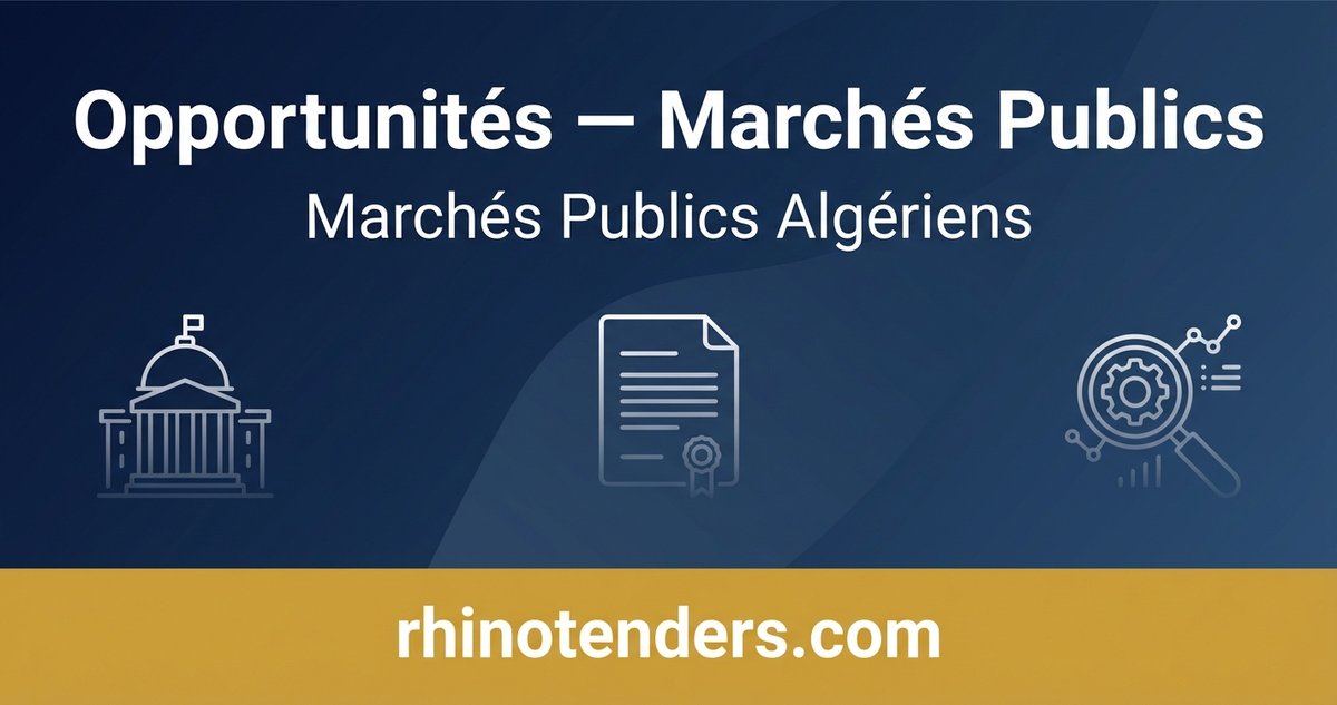 Consultation Algérie : Maîtriser les Procédures et Stratégies des Marchés Publics Spécifiques